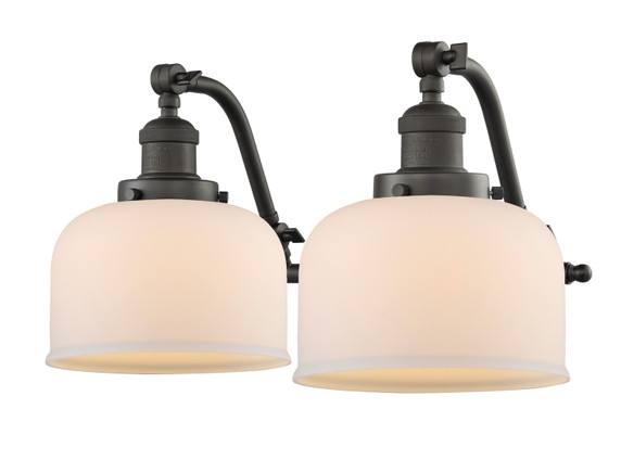 Bathroom Fixtures Two Lights by Innovations ( 405 | 515-2W-OB-G71 Franklin Restoration ) 