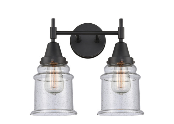 Bathroom Fixtures Two Lights by Innovations ( 405 | 447-2W-BK-G184-LED Caden ) 
