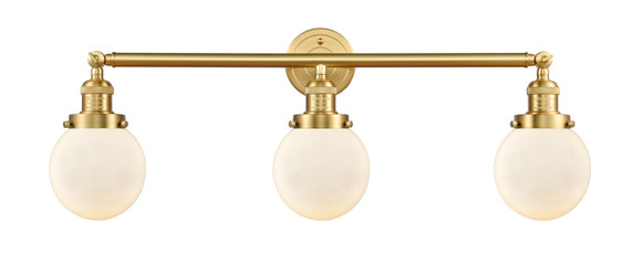 Bathroom Fixtures Three Lights by Innovations ( 405 | 205-SG-G201-6 Franklin Restoration ) 