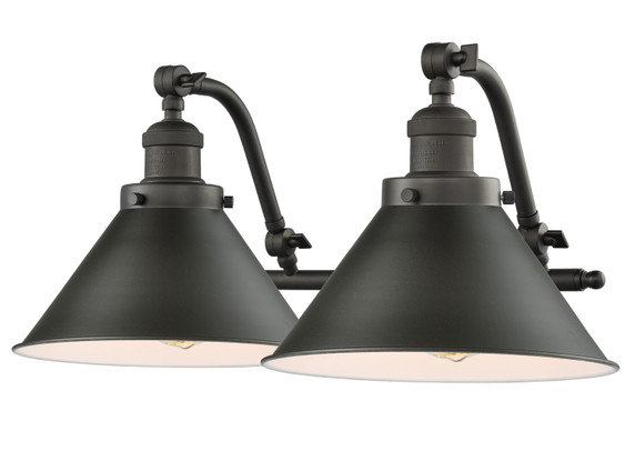 Bathroom Fixtures Two Lights by Innovations ( 405 | 515-2W-OB-M10-OB-LED Franklin Restoration ) 