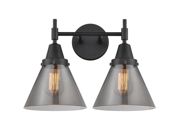 Bathroom Fixtures Two Lights by Innovations ( 405 | 447-2W-BK-G43-LED Caden ) 