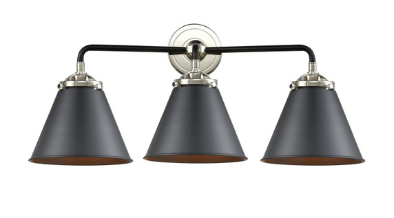 Bathroom Fixtures Three Lights by Innovations ( 405 | 284-3W-BPN-M13-BK-LED Nouveau ) 