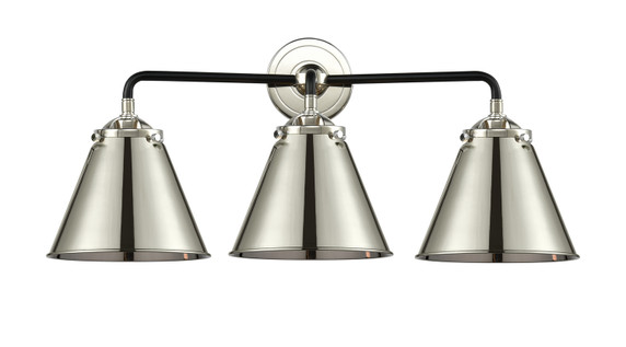 Bathroom Fixtures Three Lights by Innovations ( 405 | 284-3W-BPN-M13-PN Nouveau ) 