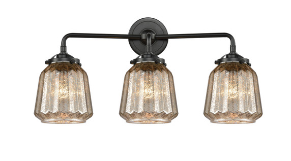 Bathroom Fixtures Three Lights by Innovations ( 405 | 284-3W-OB-G146 Nouveau ) 