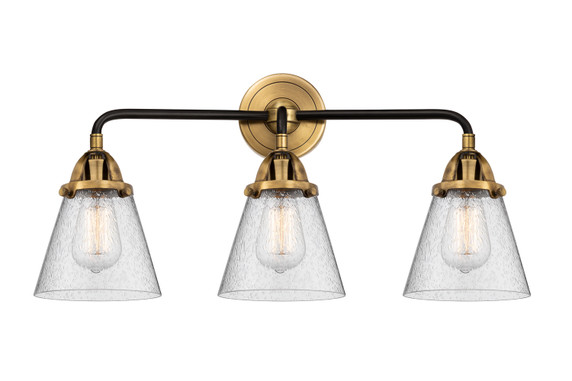 Bathroom Fixtures Three Lights by Innovations ( 405 | 288-3W-BAB-G64 Nouveau 2 ) 