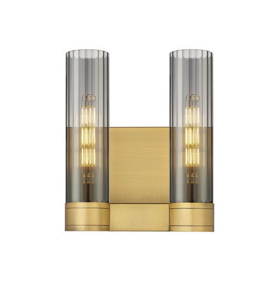 Bathroom Fixtures Two Lights by Innovations ( 405 | 429-2W-BB-G429-11SM Downtown Urban ) 