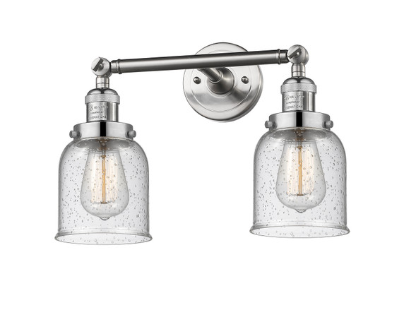 Bathroom Fixtures Two Lights by Innovations ( 405 | 208-SN-G54 Franklin Restoration ) 