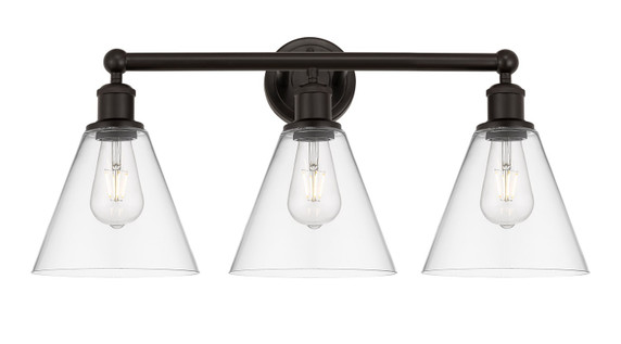 Bathroom Fixtures Three Lights by Innovations ( 405 | 616-3W-OB-GBC-82 Edison ) 
