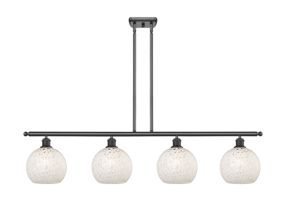 Linear/Island 4 Light + by Innovations ( 405 | 516-4I-OB-G1216-8WM Ballston ) 