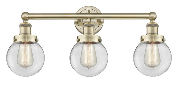 Bathroom Fixtures Three Lights by Innovations ( 405 | 616-3W-AB-G202-6 Edison ) 