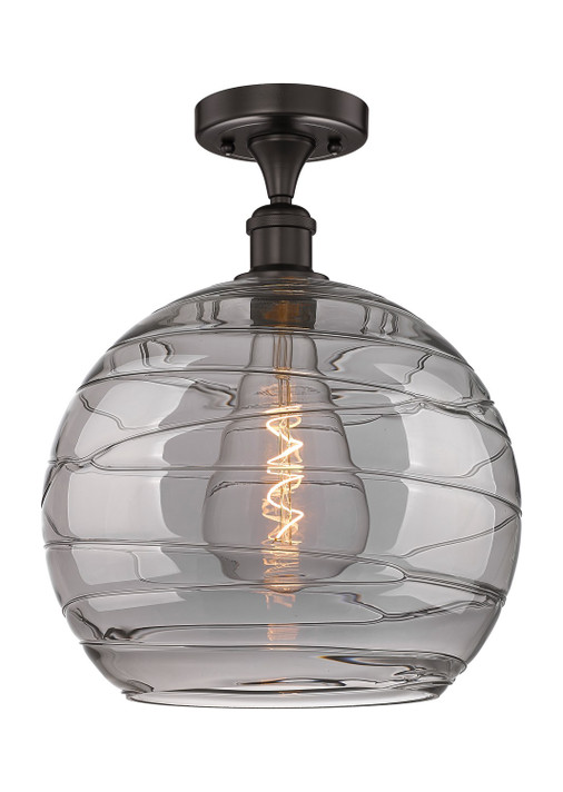 Semi-Flush Mts. Glass Down by Innovations ( 405 | 616-1F-OB-G1213-14SM Edison ) 