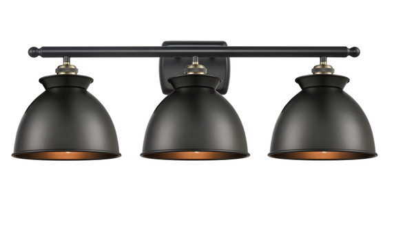 Bathroom Fixtures Three Lights by Innovations ( 405 | 516-3W-BAB-M14-BK Ballston ) 