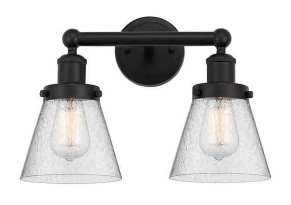 Bathroom Fixtures Two Lights by Innovations ( 405 | 616-2W-BK-G64 Edison ) 