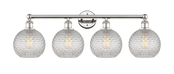 Bathroom Fixtures Four Lights by Innovations ( 405 | 616-4W-PN-G122C-8CL Edison ) 
