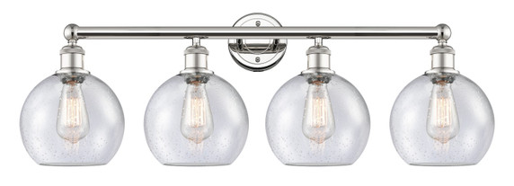 Bathroom Fixtures Four Lights by Innovations ( 405 | 616-4W-PN-G124-8 Edison ) 