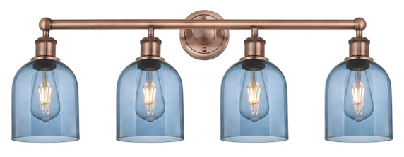 Bathroom Fixtures Four Lights by Innovations ( 405 | 616-4W-AC-G558-6BL Edison ) 