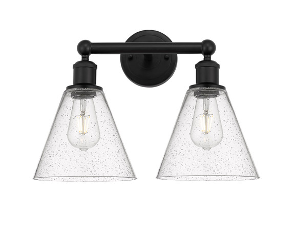 Bathroom Fixtures Two Lights by Innovations ( 405 | 616-2W-BK-GBC-84 Edison ) 
