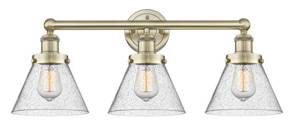 Bathroom Fixtures Three Lights by Innovations ( 405 | 616-3W-AB-G44 Edison ) 