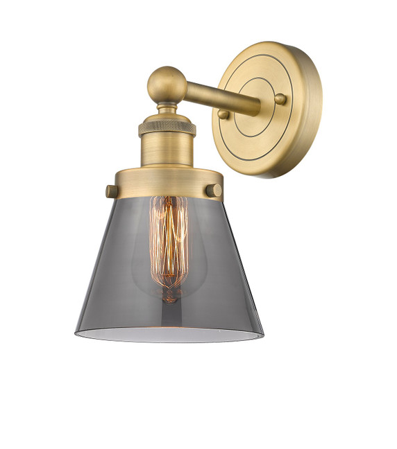 Sconces Single Glass by Innovations ( 405 | 616-1W-BB-G63 Edison ) 