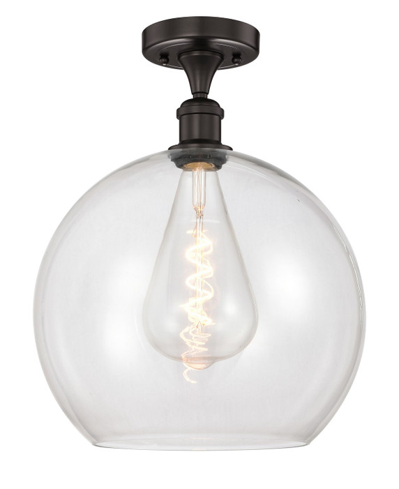 Semi-Flush Mts. Glass Down by Innovations ( 405 | 616-1F-OB-G122-14 Edison ) 