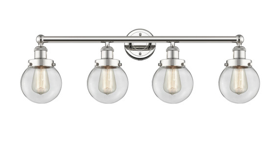 Bathroom Fixtures Four Lights by Innovations ( 405 | 616-4W-PN-G202-6 Edison ) 
