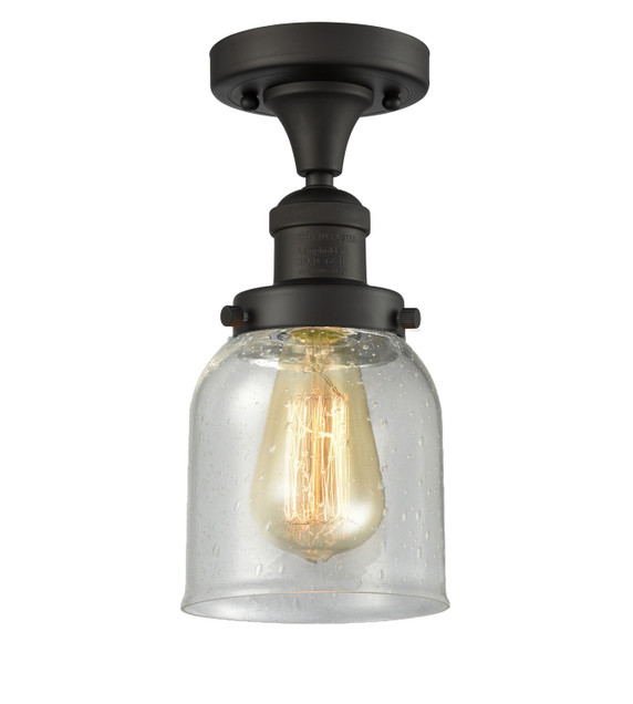Semi-Flush Mts. Glass Down by Innovations ( 405 | 517-1CH-OB-G54-LED Franklin Restoration ) 