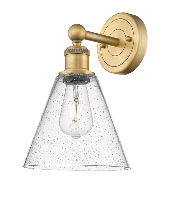 Sconces Single Glass by Innovations ( 405 | 616-1W-BB-GBC-84 Edison ) 