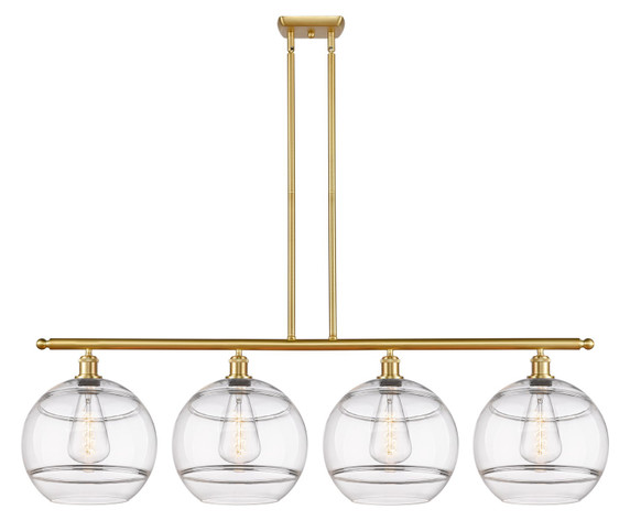 Linear/Island 4 Light + by Innovations ( 405 | 516-4I-SG-G556-12CL Ballston ) 