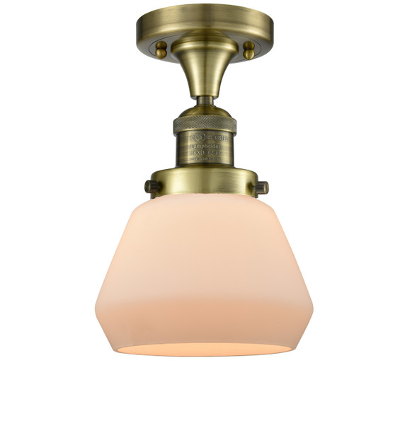 Semi-Flush Mts. Glass Down by Innovations ( 405 | 517-1CH-AB-G171 Franklin Restoration ) 