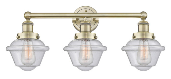 Bathroom Fixtures Three Lights by Innovations ( 405 | 616-3W-AB-G534 Edison ) 
