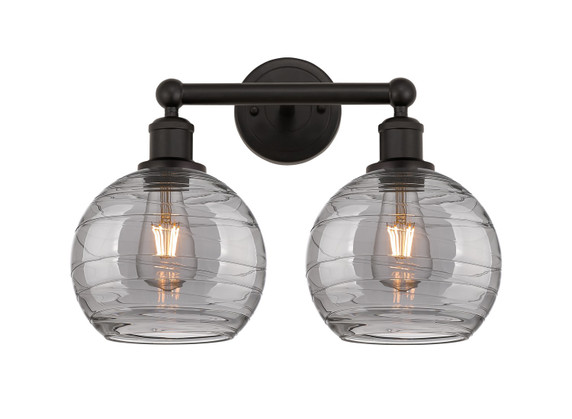 Bathroom Fixtures Two Lights by Innovations ( 405 | 616-2W-OB-G1213-8SM Edison ) 