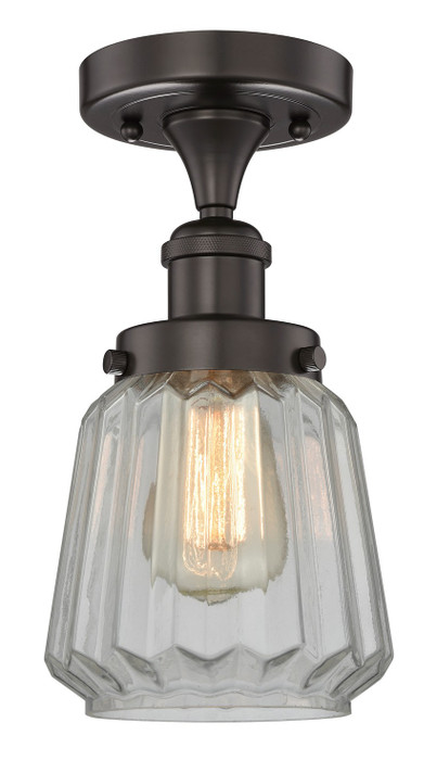 Semi-Flush Mts. Glass Down by Innovations ( 405 | 616-1F-OB-G142 Edison ) 
