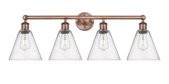 Bathroom Fixtures Four Lights by Innovations ( 405 | 616-4W-AC-GBC-84 Edison ) 