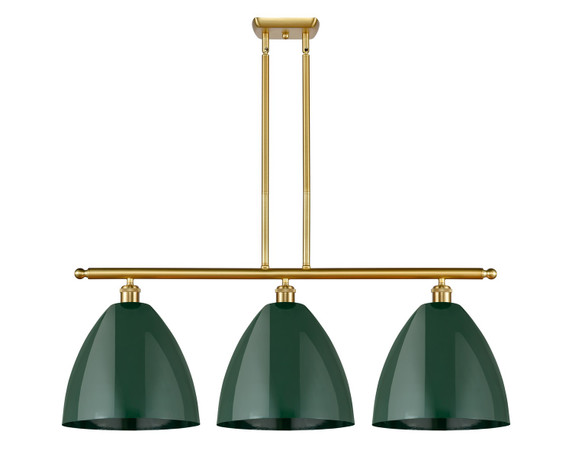 Linear/Island 3 Light Bar by Innovations ( 405 | 516-3I-SG-MBD-12-GR Ballston ) 