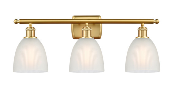 Bathroom Fixtures Three Lights by Innovations ( 405 | 516-3W-SG-G381 Ballston ) 