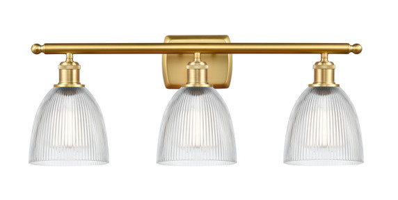 Bathroom Fixtures Three Lights by Innovations ( 405 | 516-3W-SG-G382 Ballston ) 