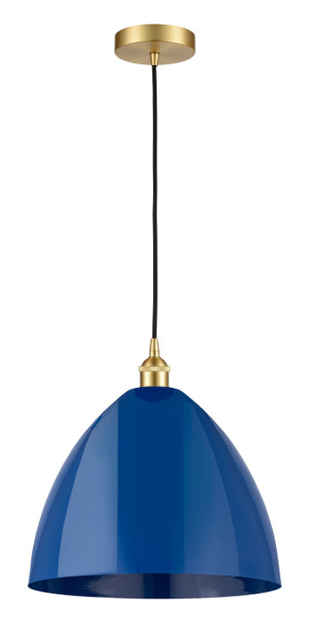 Mini Pendants Metal Shade by Innovations ( 405 | 616-1P-SG-MBD-16-BL Edison ) 