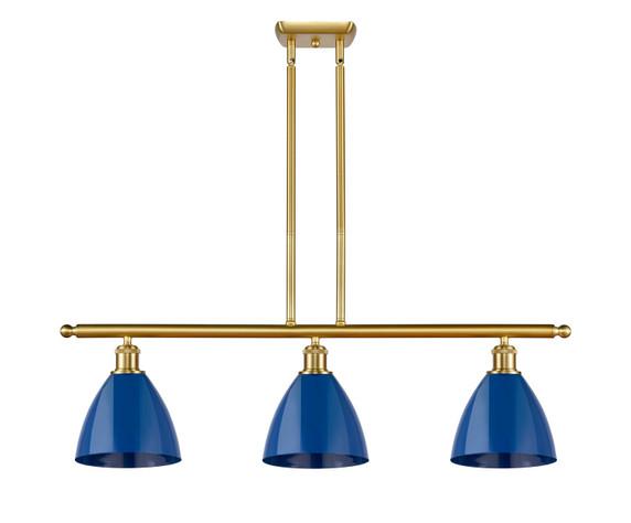Linear/Island 3 Light Bar by Innovations ( 405 | 516-3I-SG-MBD-75-BL Ballston ) 