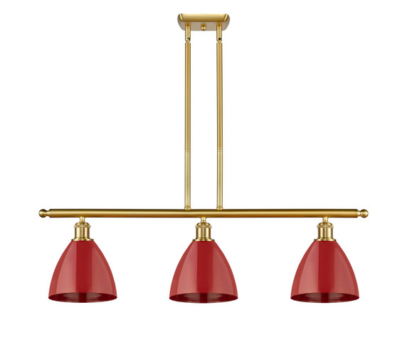 Linear/Island 3 Light Bar by Innovations ( 405 | 516-3I-SG-MBD-75-RD Ballston ) 