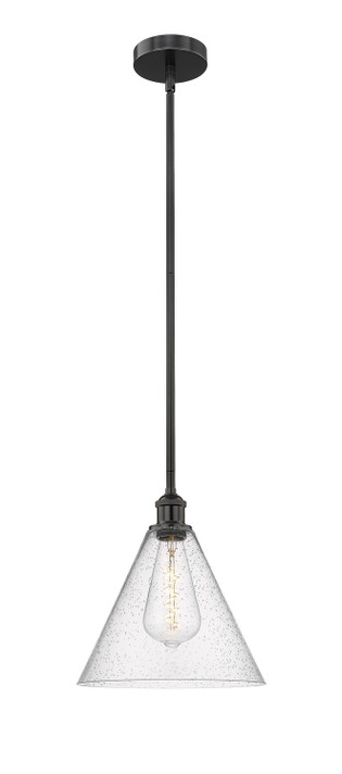 Mini Pendants Glass Down by Innovations ( 405 | 616-1S-BK-GBC-124 Edison ) 