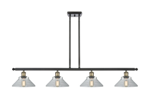 Linear/Island 4 Light + by Innovations ( 405 | 516-4I-BAB-G132-LED Ballston ) 