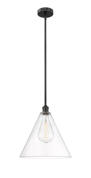 Pendants Glass Down by Innovations ( 405 | 616-1S-BK-GBC-162 Edison ) 