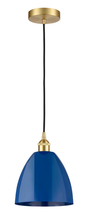 Mini Pendants Metal Shade by Innovations ( 405 | 616-1P-SG-MBD-9-BL Edison ) 