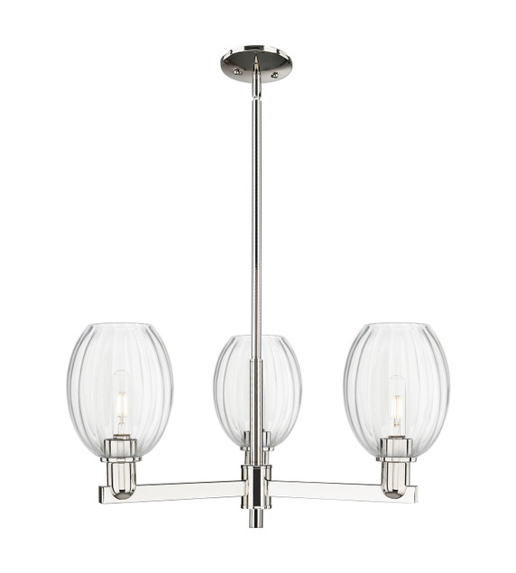 Mid. Chandeliers Glass Up by Innovations ( 405 | 716-3CR-PN-G459-6CL Arcadia ) 