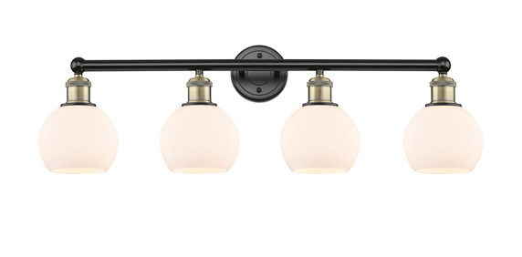 Bathroom Fixtures Four Lights by Innovations ( 405 | 616-4W-BAB-G121-6 Edison ) 