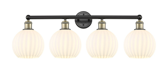 Bathroom Fixtures Four Lights by Innovations ( 405 | 616-4W-BAB-G1217-8WV Edison ) 