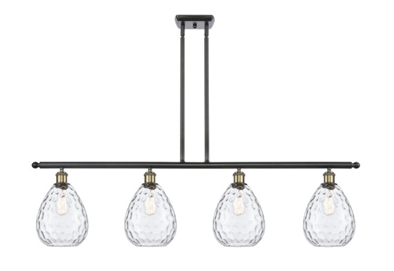 Linear/Island 4 Light + by Innovations ( 405 | 516-4I-BAB-G372-LED Ballston ) 