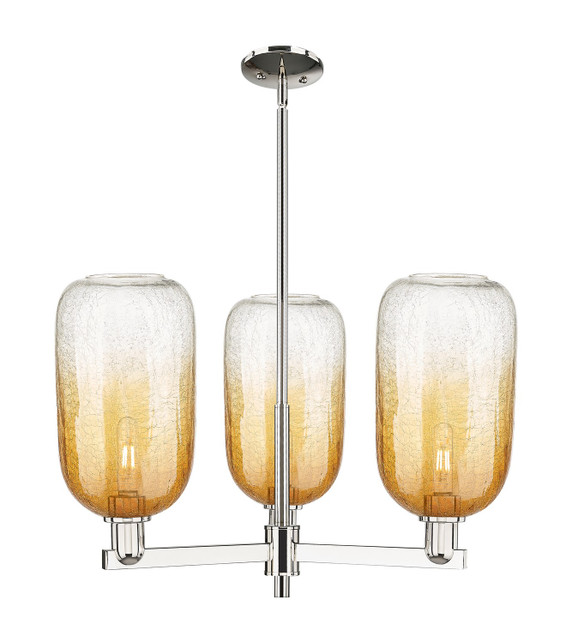 Mid. Chandeliers Glass Up by Innovations ( 405 | 716-3CR-PN-G482-7AM Arcadia ) 