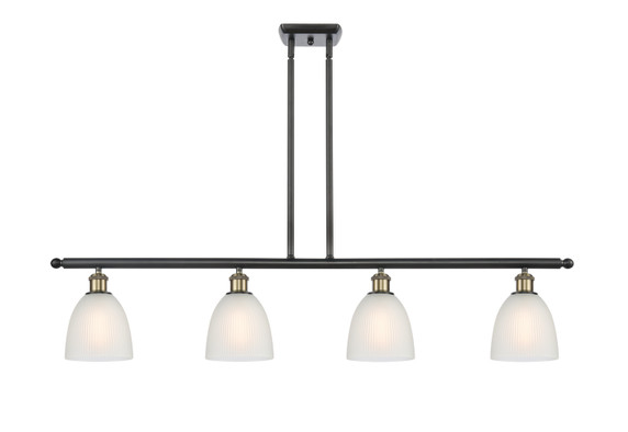 Linear/Island 4 Light + by Innovations ( 405 | 516-4I-BAB-G381-LED Ballston ) 