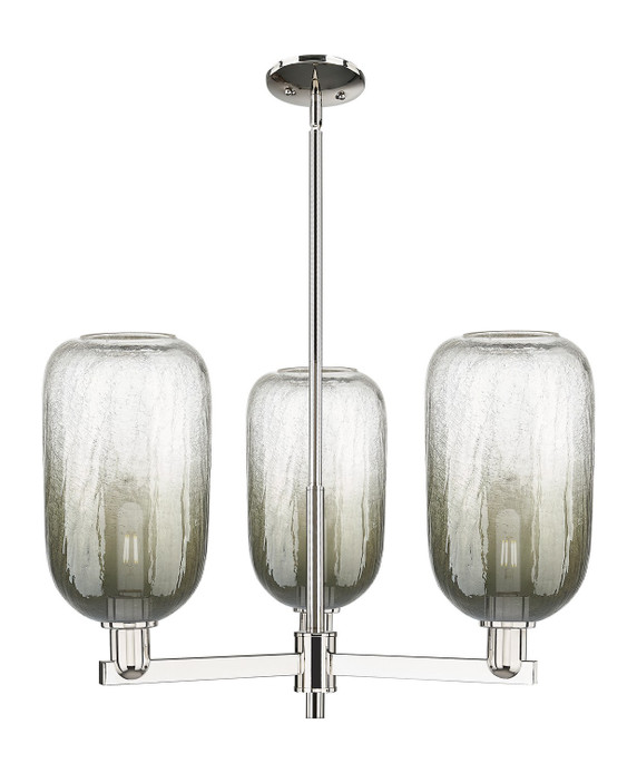 Mid. Chandeliers Glass Up by Innovations ( 405 | 716-3CR-PN-G482-7SL Arcadia ) 